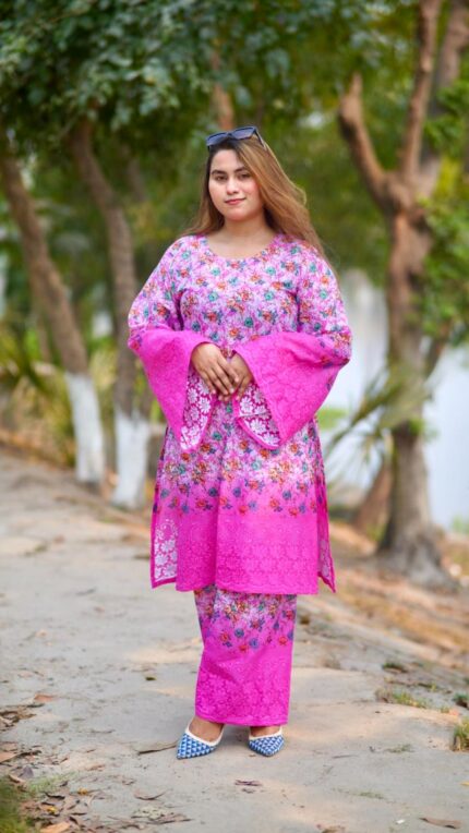 Cotton Printed Kashmiri Flowral 2 Pic
